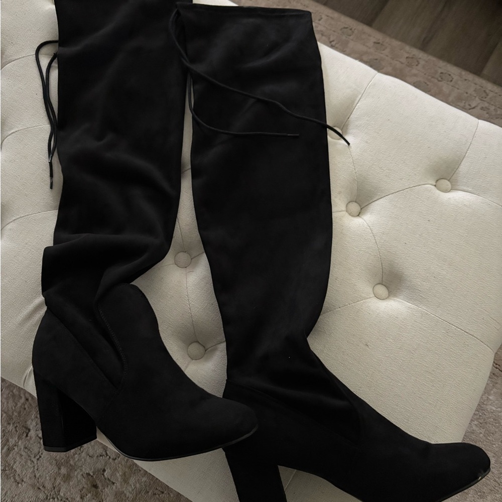 Chinese Laundry Black Over-the-Knee Boots